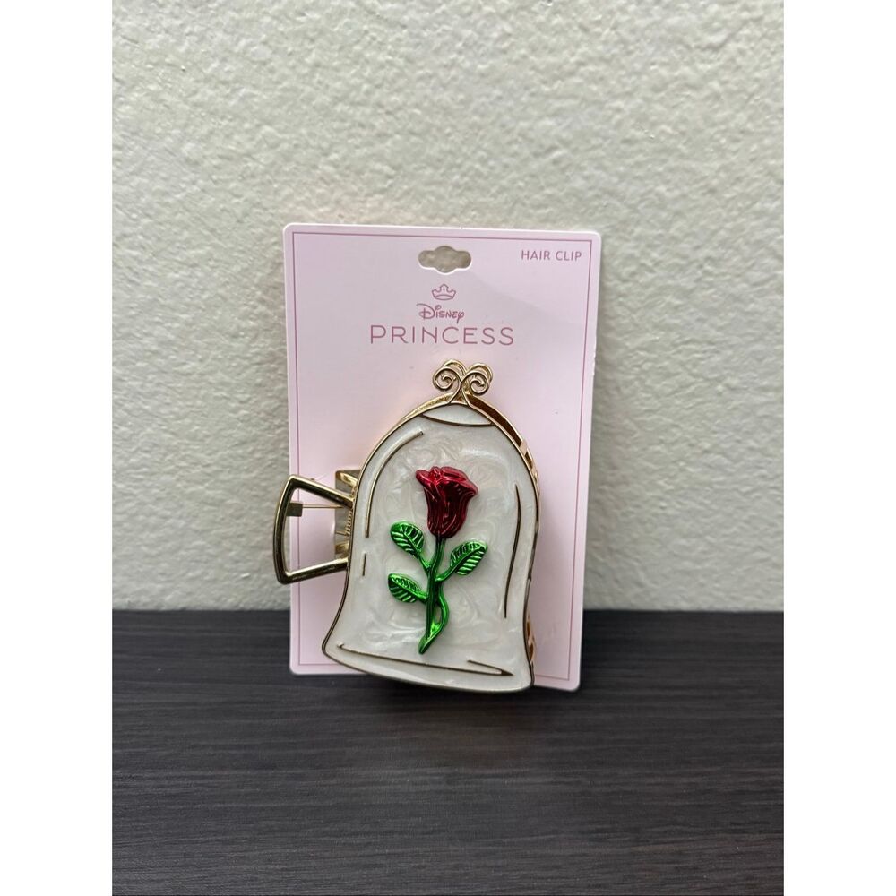 Disney Beauty And The Beast Rose Claw Hair Clip - Picture 1 of 2